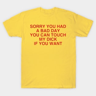 Forgive me fo a bad day T-Shirt